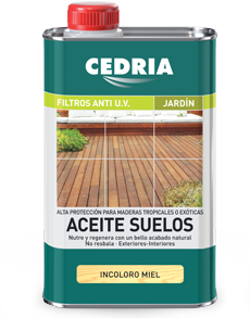 CEDRIA Aceite para suelos Incoloro Miel
